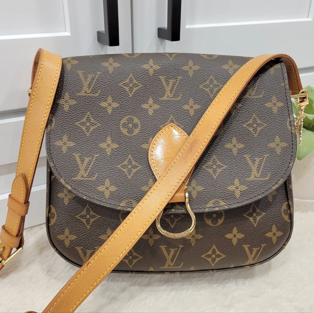 💕DISCONTINUED Crossbody/Shoulder LOUIS VUITTON Saint Cloud GM Monogram
